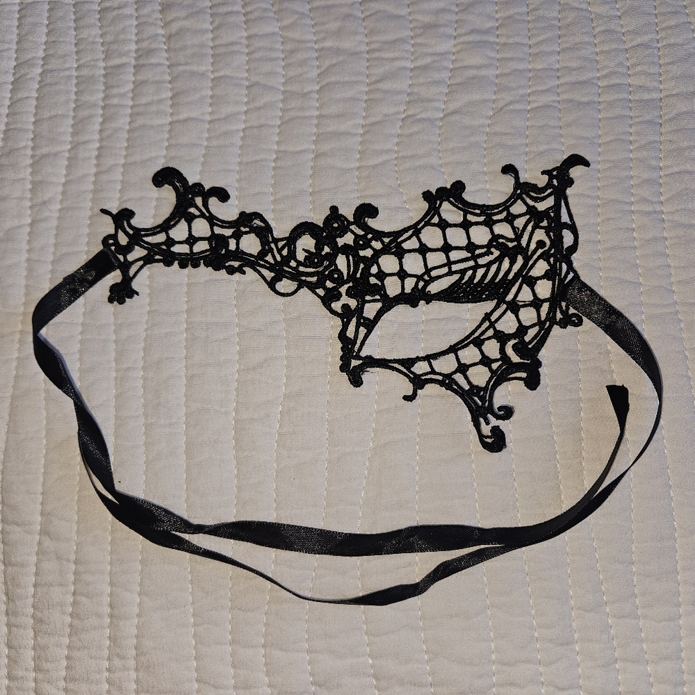 Black Lace Masquerade Mask